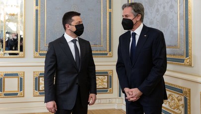 Zełenski po spotkaniu z Blinkenem: nie będzie decyzji o Ukrainie bez Ukrainy 