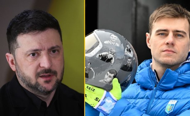 Zełenski reaguje na wykluczenie z igrzysk skeletonisty. "Sport nie oznacza niepamięci"