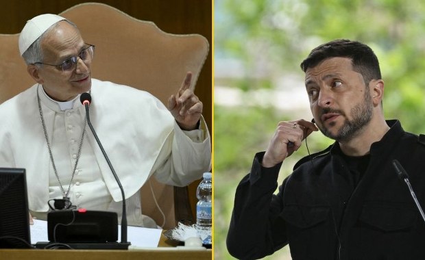 ​Zełenski rozmawiał z Leonem XIV. Jest zaproszenie