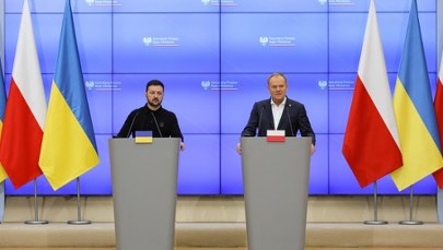 Zełenski w Polsce. Tusk: Odnajdujemy wspólny język w kwestii zbrodni wołyńskiej