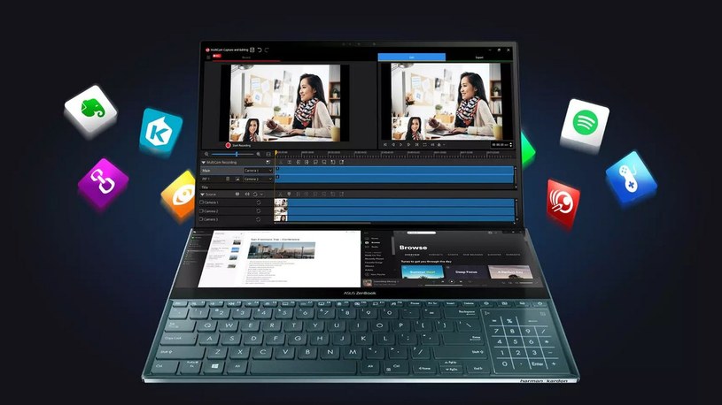ZenBook Pro Duo, czyli Asus ujawnia, jak będzie wyglądał laptop przyszłości /Geekweek