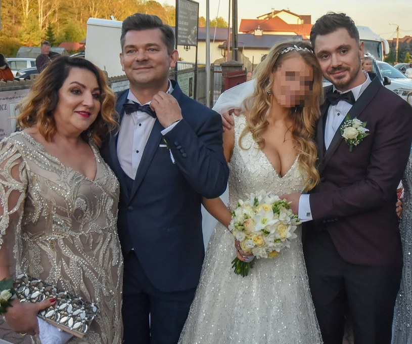 Zenon Martyniuk w dniu ślubu syna /Newspix