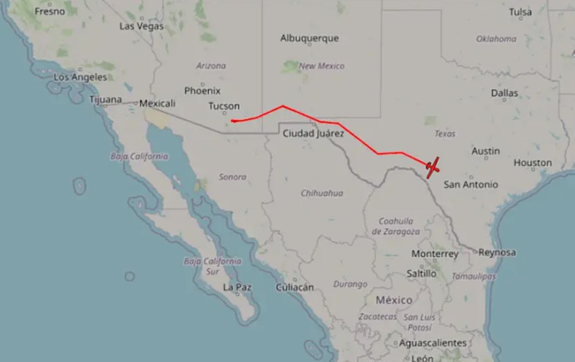 Zephyr S podczas lotu w kierunku Zatoki Meksykańskiej - 15 czerwca 2022 /domena publiczna