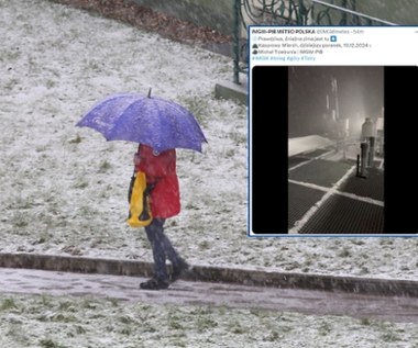 Zepsuta pogoda. "Uważajcie podczas przemieszczania się do pracy czy szkoły"