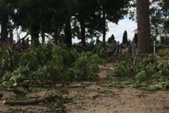 Zerwane dachy, połamane konary... Okolice Nakła po nawałnicy