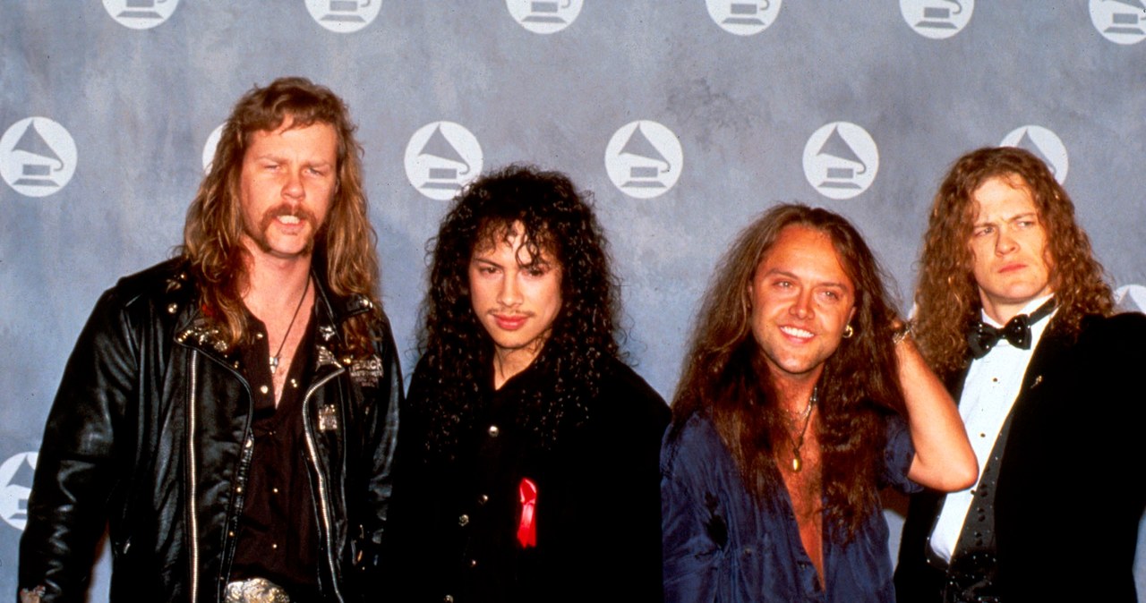 Zespół Metallica i ich zadbane włosy /Steve Allen /Getty Images