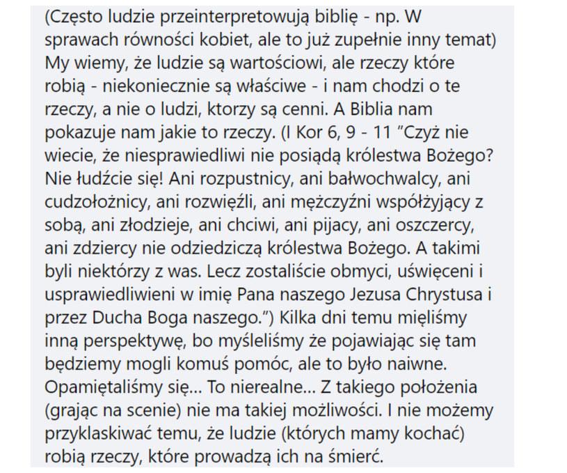 zespół weselny odwołał występ /Facebook