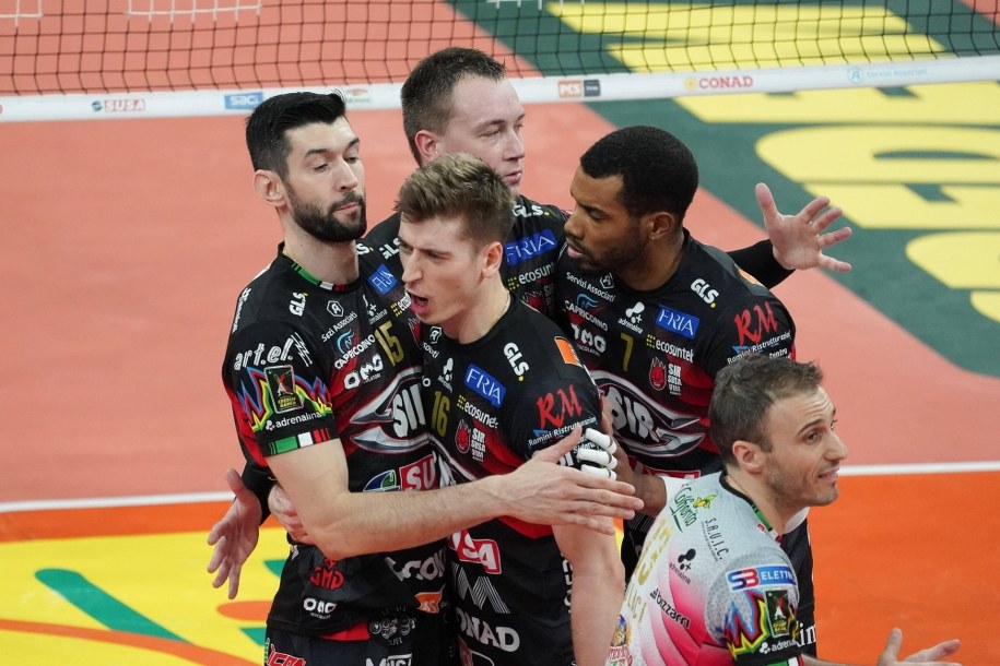 Zespół z Perugii pokonał w finale Mint Vero Volley Monza 3:1 /	IPA Milestone /PAP/EPA
