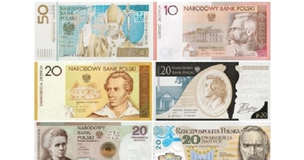 Zestaw 10 banknotów kolekcjonerskich wydawanych przez NBP za jedynie 1149 zł /NBP