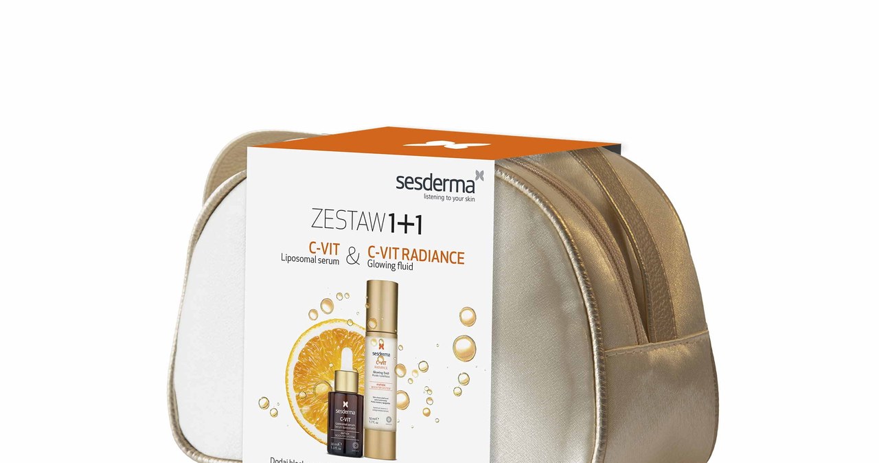 Zestaw C-VIT Sesderma to idealny duet przywracający skórze witalność i promienny wygląd /materiały promocyjne