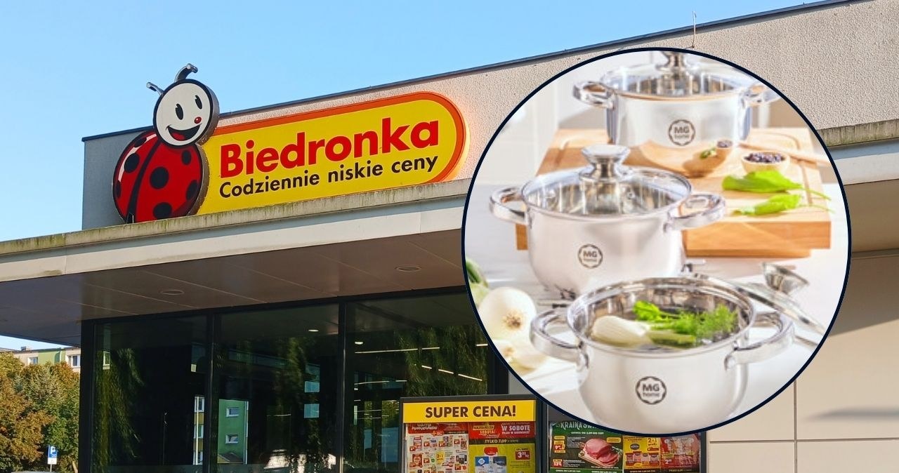 Zestaw garnków na lata od Magdy Gessler w Biedronce! Sprawdź, zanim zniknie /adobestock/Biedronka /INTERIA.PL