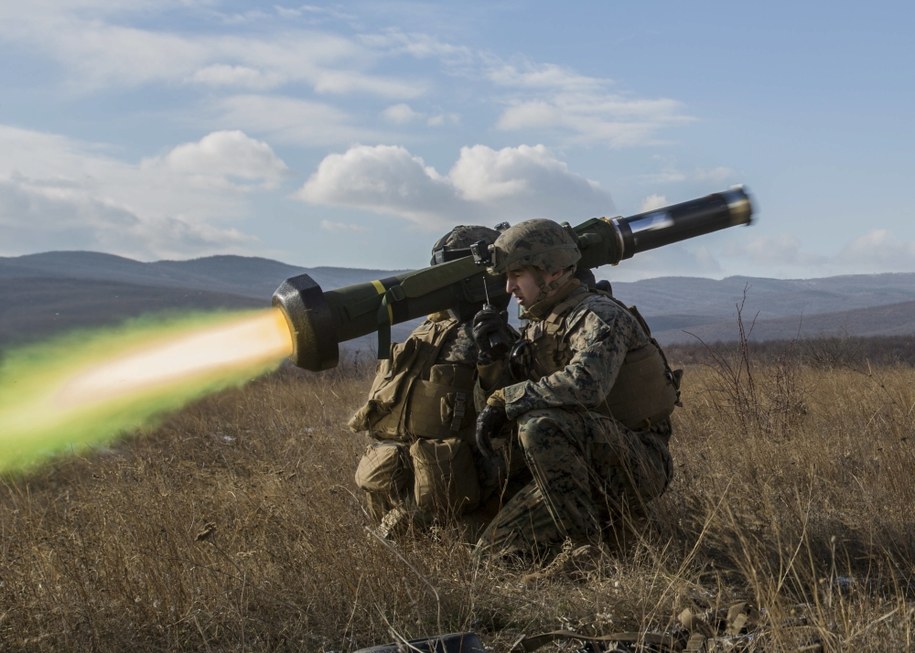 Zestaw Javelin w czasie ćwiczeń /Sgt. Michelle Reif/Newscom /PAP/EPA