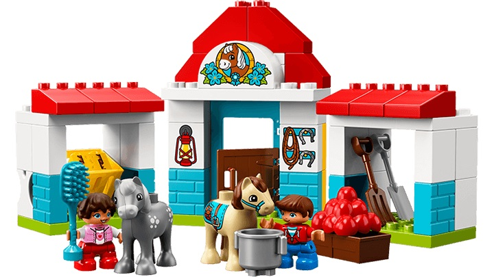 Zestaw LEGO DUPLO "Farma z kucykami" /materiaÅ‚y prasowe