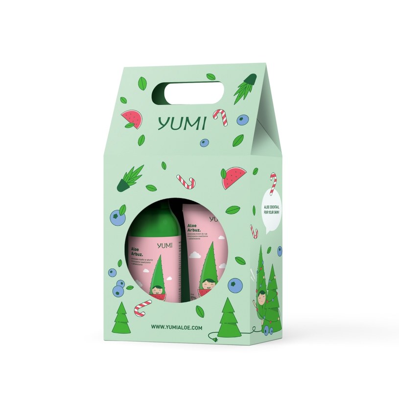Zestaw prezentowy od Yumi o zapachu arbuza /materiały prasowe