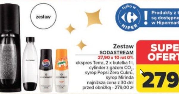 Zestaw SODASTREAM Terra tanio w Carrefourze! /Carrefour Polska /INTERIA.PL