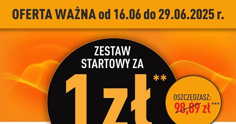 Zestaw startowy za 1 zł w Biedronce! /Biedronka /INTERIA.PL