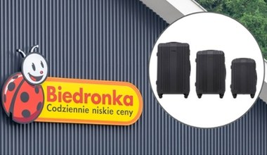 Zestaw trzech walizek Wings tańszy o 540 zł! Sprawdź ofertę w Biedronce!
