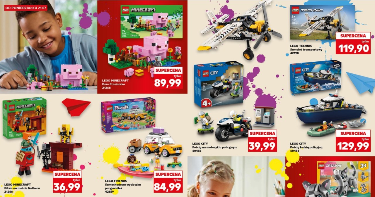 Zestawy klocków LEGO znikają z półek! Promocja w Kauflandzie tylko do soboty /Kaufland /INTERIA.PL