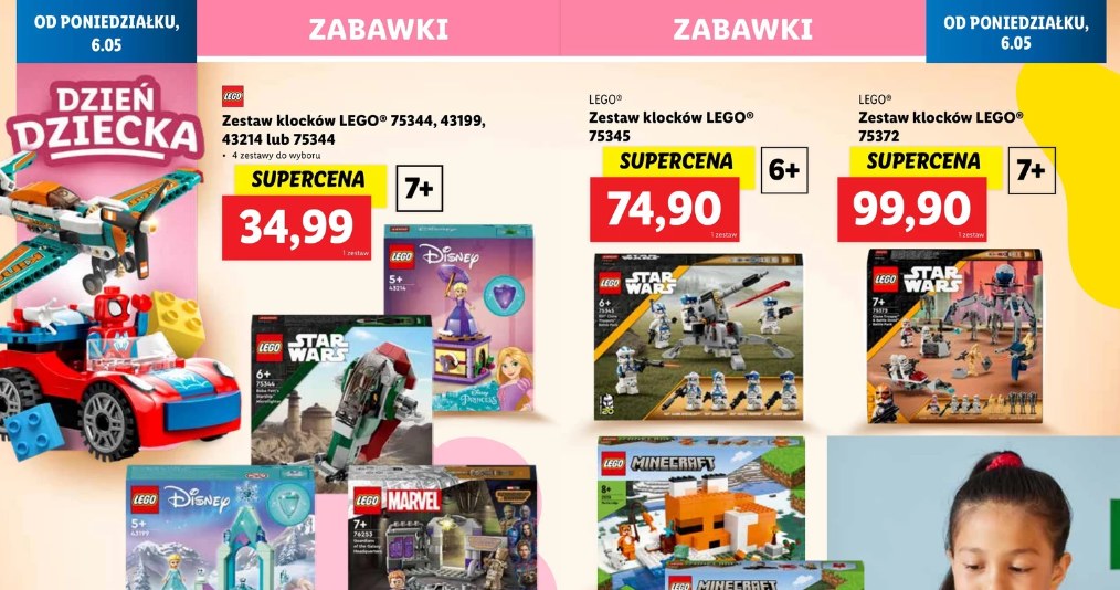 Zestawy LEGO na Dzień Dziecka w Lidlu! /Lidl /INTERIA.PL