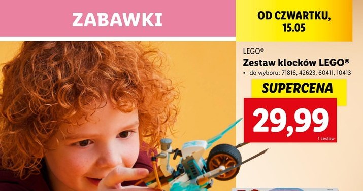 Zestawy LEGO na Dzień Dziecka w Lidlu /Lidl /INTERIA.PL
