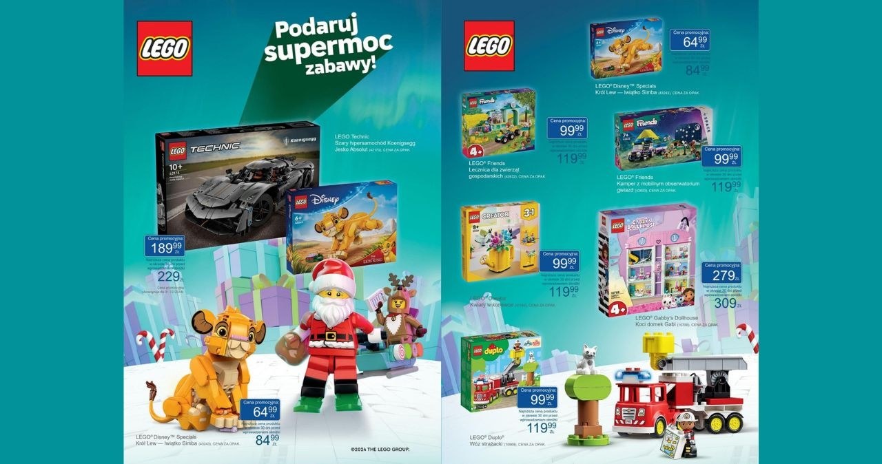 Zestawy LEGO tańsze nawet o 50 zł! Promocja w Smyku! /Smyk /INTERIA.PL