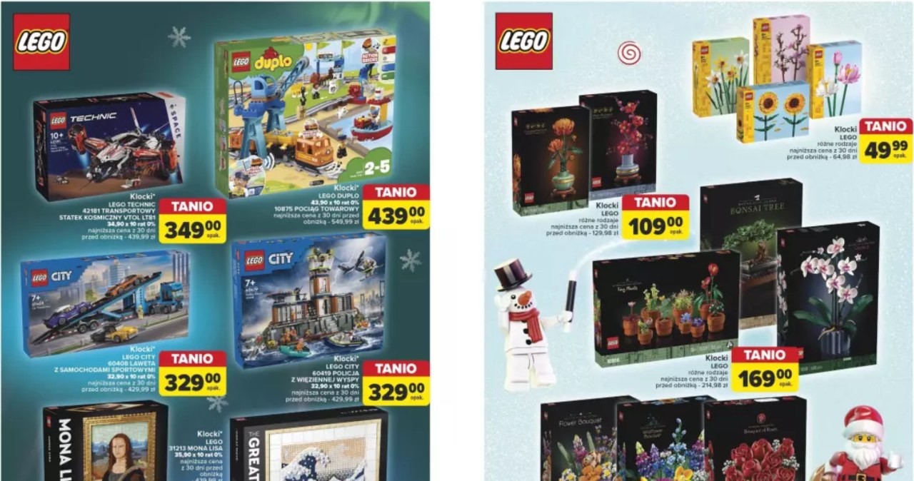 Zestawy LEGO w promocyjnych cenach w Carrefour! /Carrefour Polska /INTERIA.PL