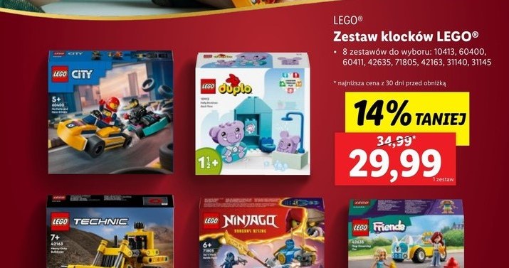 Zestawy LEGO za 29,99 zł w Lidlu /Lidl /INTERIA.PL