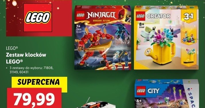 Zestawy LEGO za 79,99 zł w Lidlu /Lidl /INTERIA.PL