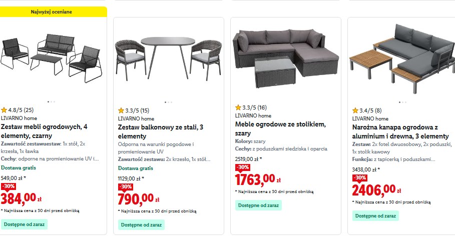 Zestawy mebli /lidl.pl /INTERIA.PL