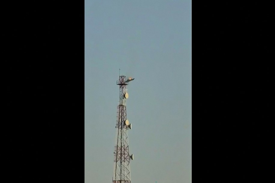 Zestrzelenie jednego z myśliwców /HANDOUT/AFP/East News /East News