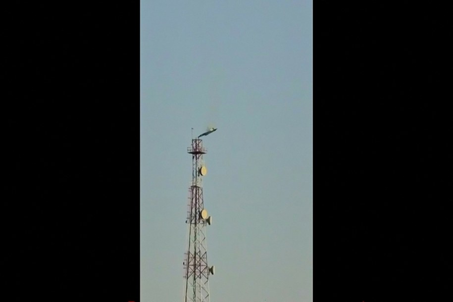 Zestrzelenie jednego z myśliwców /HANDOUT/AFP/East News /East News