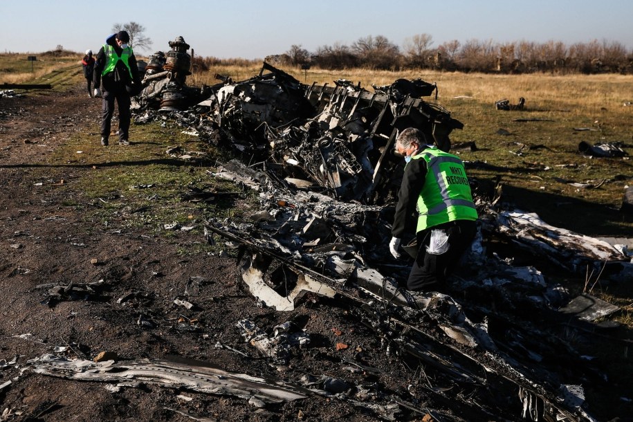 Zestrzelony Boeing 777 /ITAR-TASS/Pochuyev Mikhail   /PAP