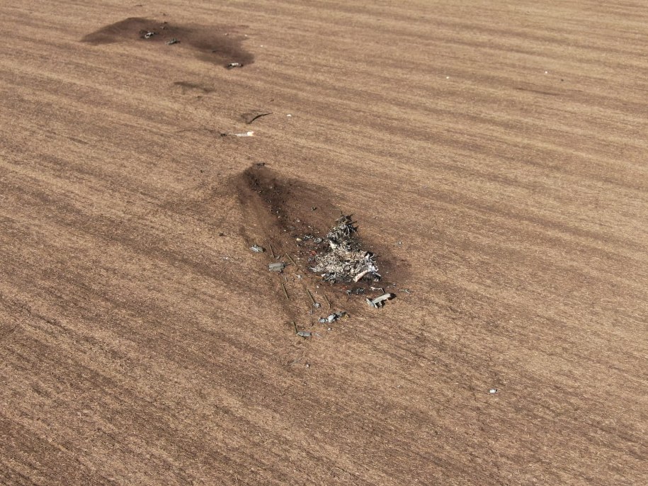 Zestrzelony rosyjski helikopter /Facebook