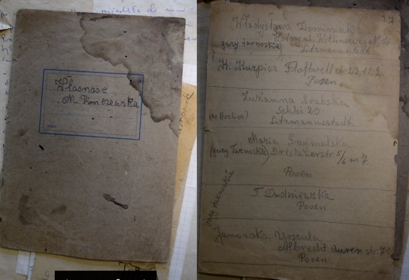 Gaukinderheim w Kaliszu. Przystanek-widmo dla zrabowanych dzieci Zeszyt Marii Pinczewskiej znajduje się w Archiwum Państwowym w Kaliszu /Ewelina Karpińska-Morek /INTERIA.PL