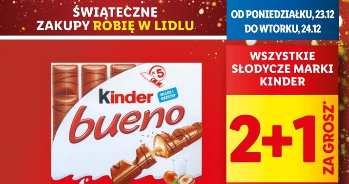 Zgarnij ulubione słodycze Kinder za 1 grosz! Promocja tylko do jutra w Lidlu! /Lidl /INTERIA.PL