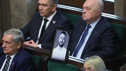 "Zginął dobry człowiek". Sejm uczcił minutą ciszy posła Litewkę