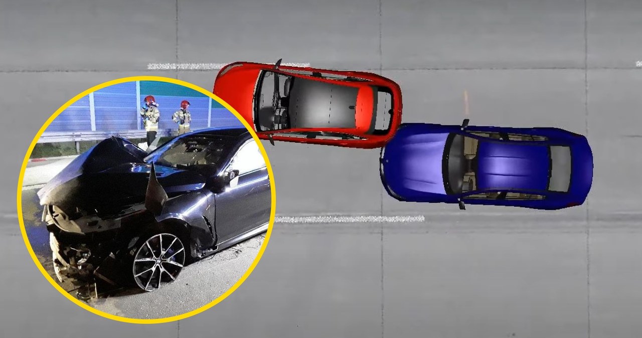 Zgodnie z rekonstrukcją, BMW przed wypadkiem poruszało się z prędkością przekraczającą 300 km/h /materiały prasowe