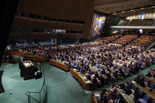 Zgromadzenie ogólne ONZ /JASON SZENES    /PAP/EPA
