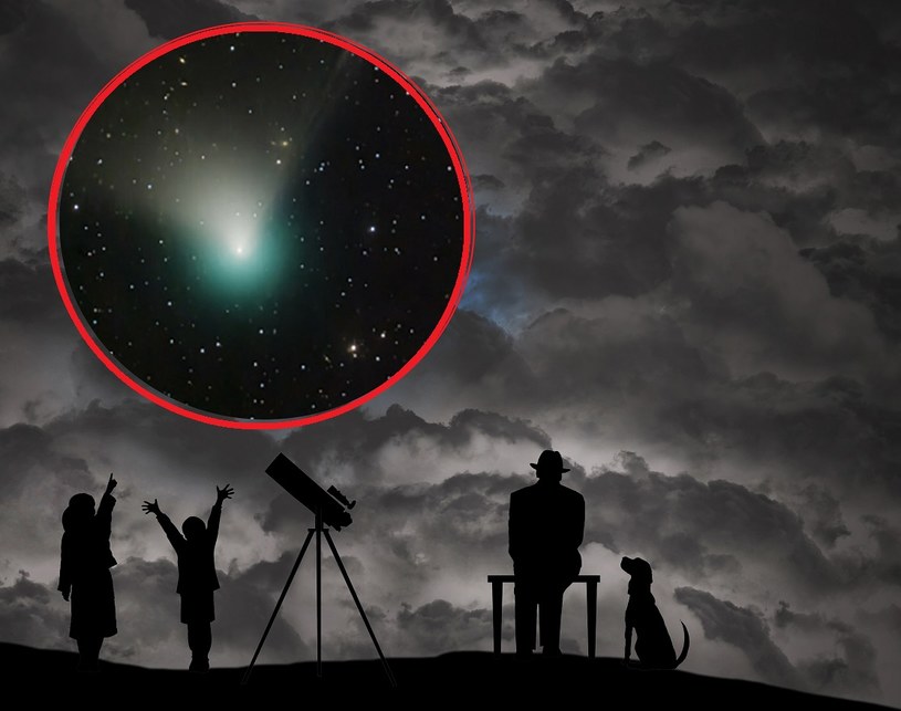 Zielona kometa nie dla Polaków? Niebo zasłoniła gruba warstwa chmur /123RF/PICSEL