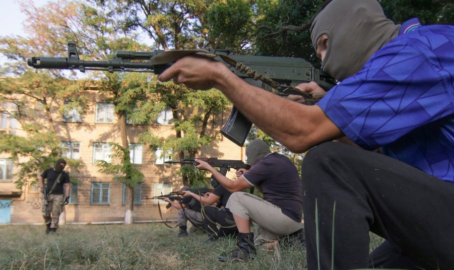 "Zielone ludziki" na Ukrainie /PHOTOMIG /PAP/EPA