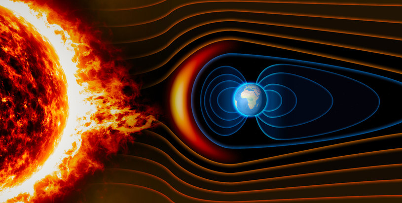 Ziemska magnetosfera chroni planetę przed zgubnym działaniem wiatru słonecznego /123RF/PICSEL