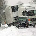 Zima na drogach Niemiec i Szwajcarii