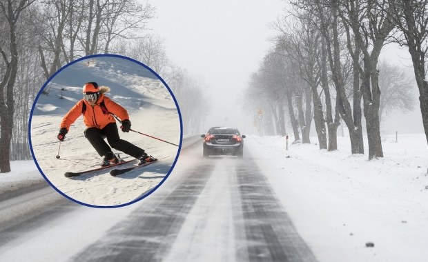 Zima w Beskidach. Trudne warunki na drogach, świetny start sezonu narciarskiego