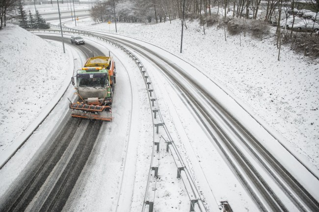 Zima w Lublinie /Wojciech Pacewicz /PAP