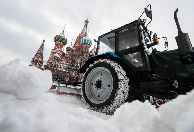 Zima w Moskwie na zdjęciu ilustracyjnym /YURI KOCHETKOV /PAP/EPA