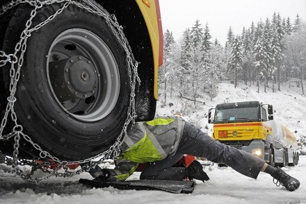 Zima w Niemczech /AFP