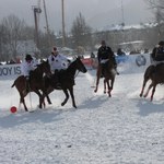 Zima w pełni, w Zakopanem grają w polo na śniegu