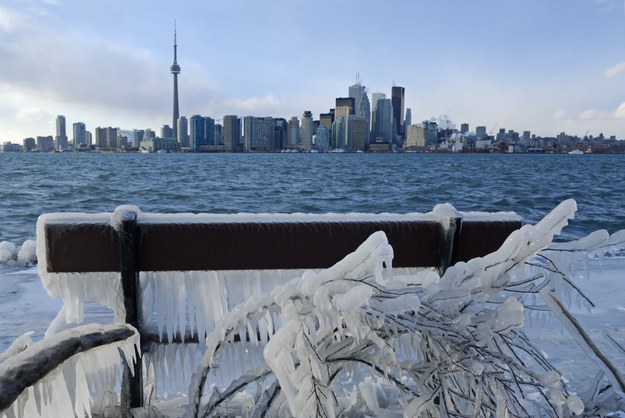 Zima w Toronto /CHROMORANGE  /PAP/EPA