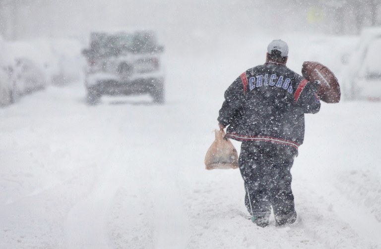 Zima w USA /AFP