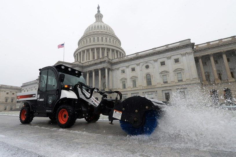 Zima w Waszyngtonie /PAP/EPA